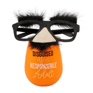 Disguised Halloween Wine Glass Set