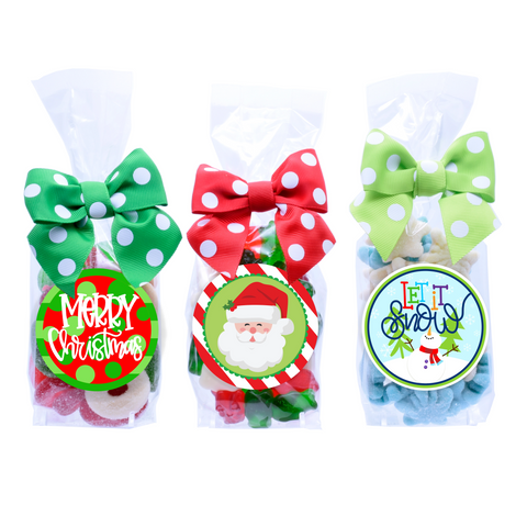 Christmas/Holiday Candy Regular Treat Bags