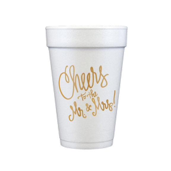 Foam Cup - Cheers to the Mr & Mrs