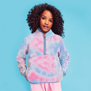 Snow Cone Waffle Half Zip Pullover | Small (6/8)