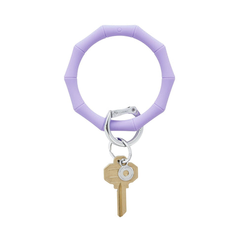 Bamboo Collection - Silicone Big O® Key Ring - In the Cabana Bamboo