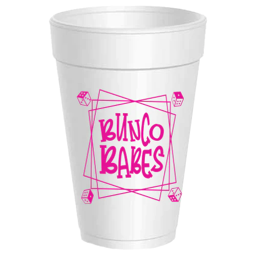 Bunco Babes Foam Cups - 10CT