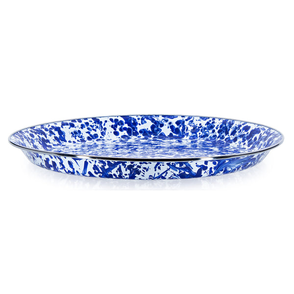 COBALT SWIRL SMALL TRAY