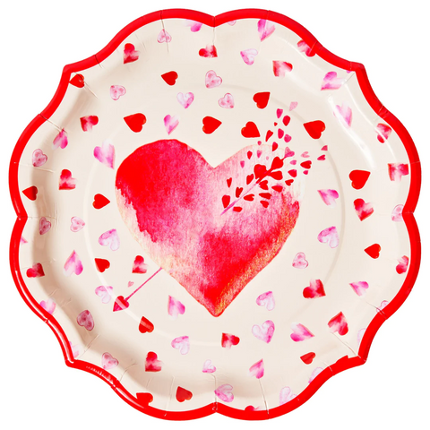 Cupids Bow Paper Dinner Plate | 8 CT