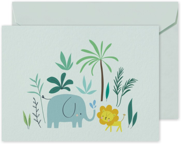 Elephant & Lion Note