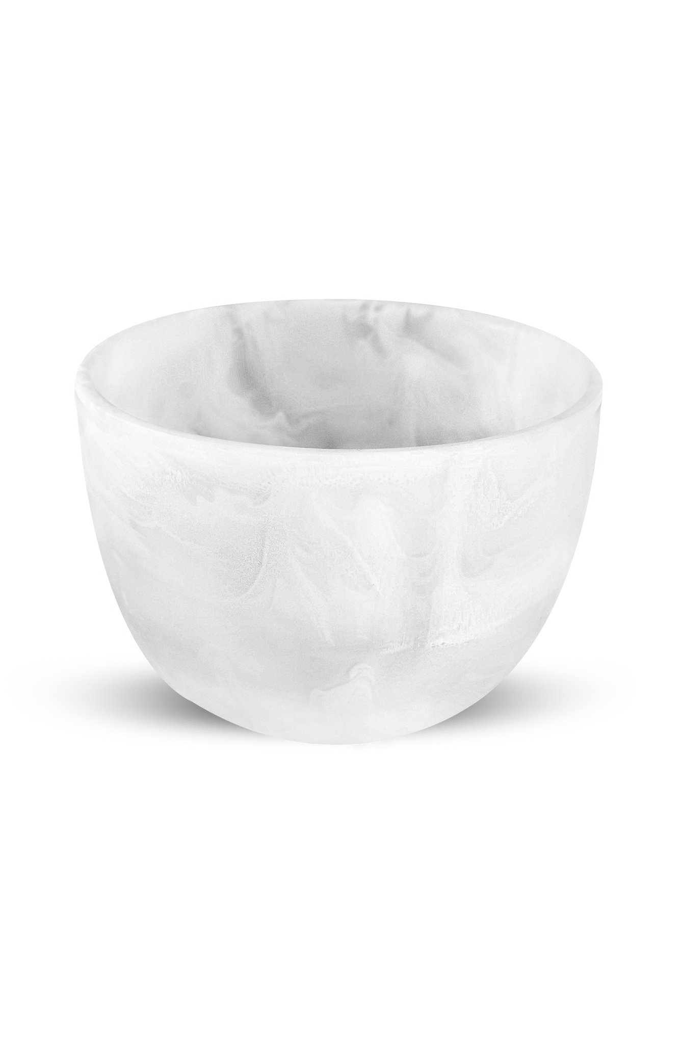 Deep Small Bowl | White Swirl