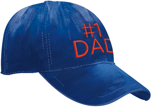 #1 Dad Hat - Die-Cut Father's Day Card
