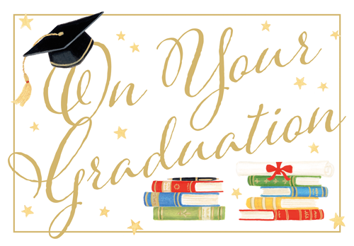 On Your Graduation - Foil Graduation Card