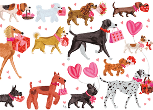 Valentine's Doggies - Valentine's Card