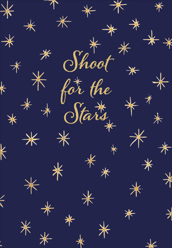 Shoot For The Stars - Foil Graduation Card