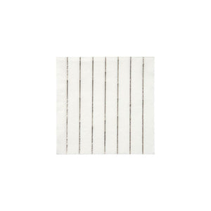 SILVER STRIPED SMALL NAPKIN