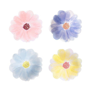 FLOWER GARDEN SMALL PLATES 8CT