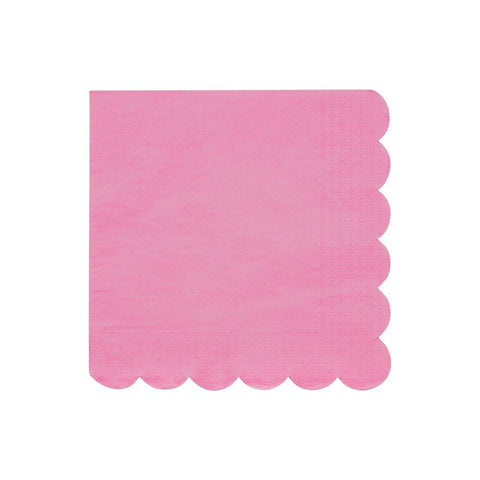 Bubblegum Pink Large Paper Napkins | Set of 20