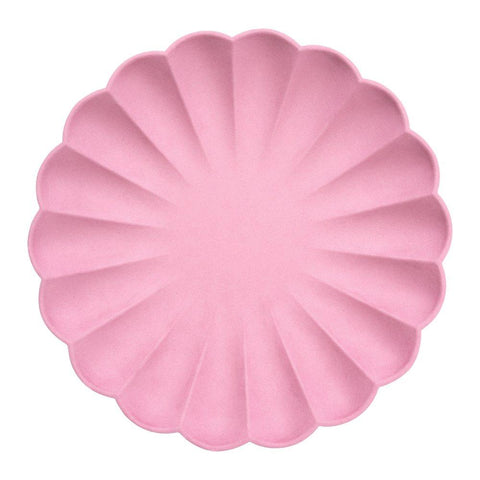 Bubblegum Pink - Large Bamboo Plates | Set of 8