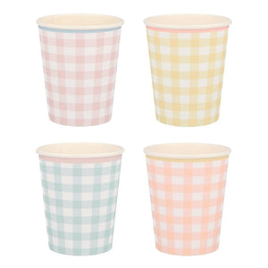 Gingham Cups | 12 Count