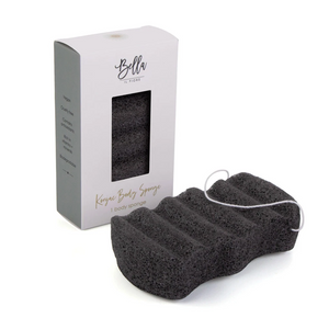 Konjac Gentle Exfoliating Body Sponge - Charcoal