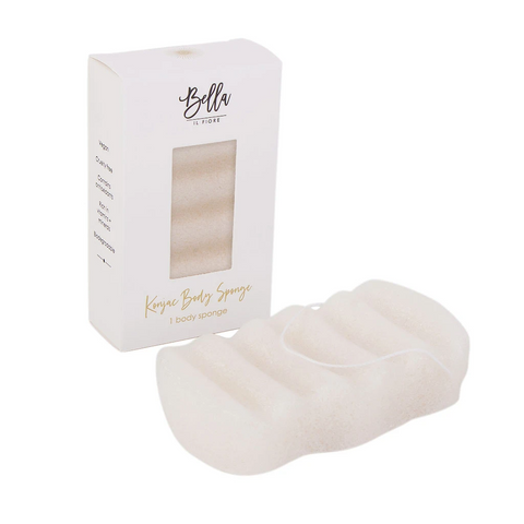 Konjac Gentle Exfoliating Body Sponge - White