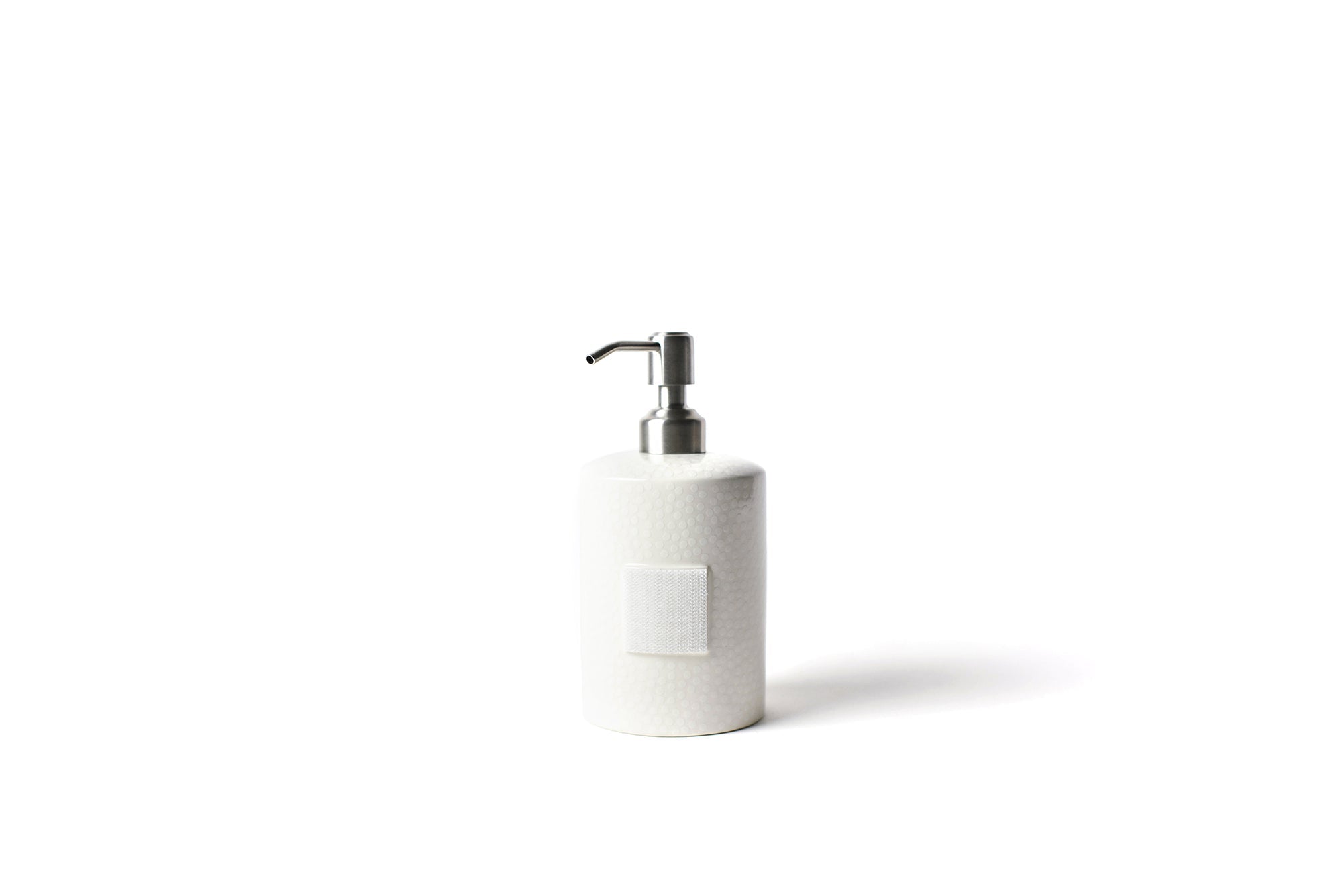 Mini Cylinder Soap Pump - White Small Dot