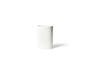 Mini Oval Vase - White Small Dot