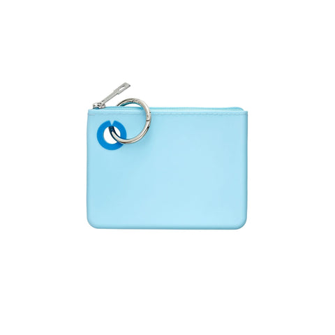 MINI SILICONE POUCH -SWEET CAROLINA BLUE