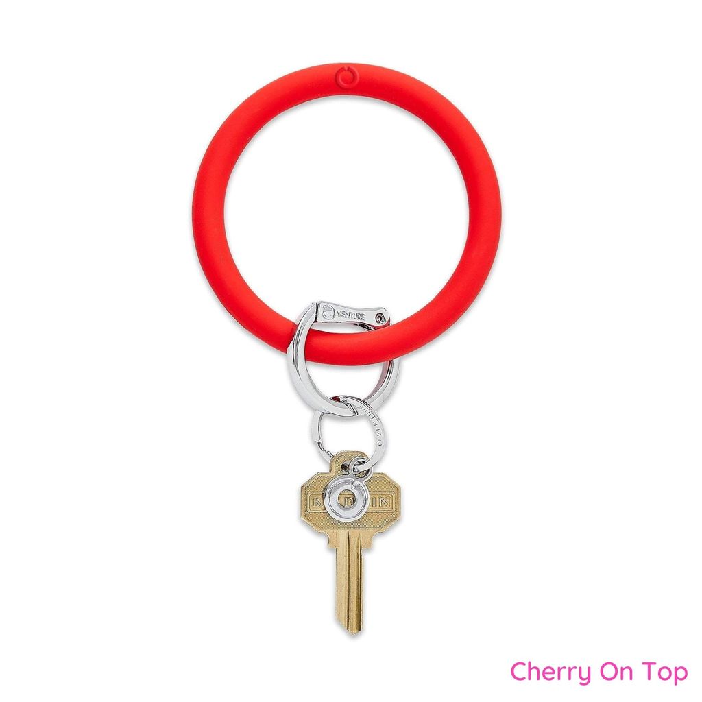 Signature Collection - Silicone Big O® Key Ring - Cherry On Top