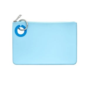 LARGE SILICONE POUCH - SWEET CAROLINA BLUE