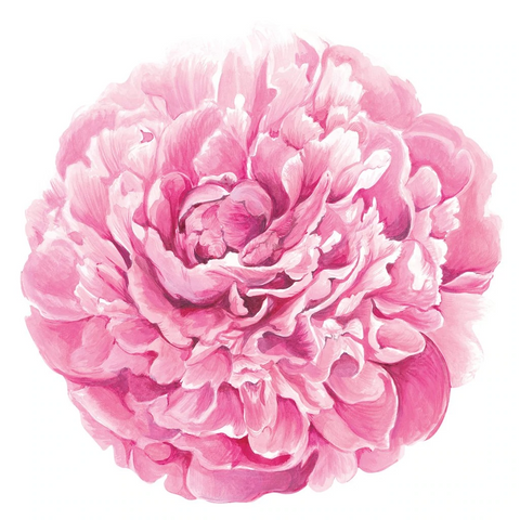 Die Cut Peony Placemat | 12 Sheets