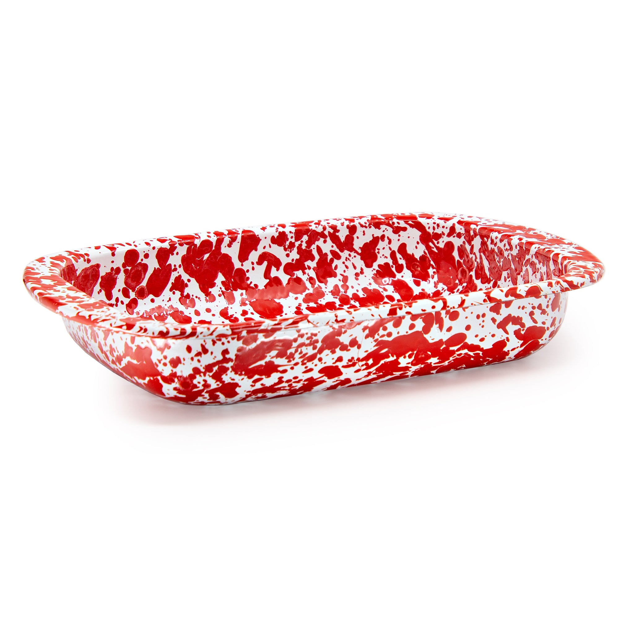 Red Swirl Baking Pan