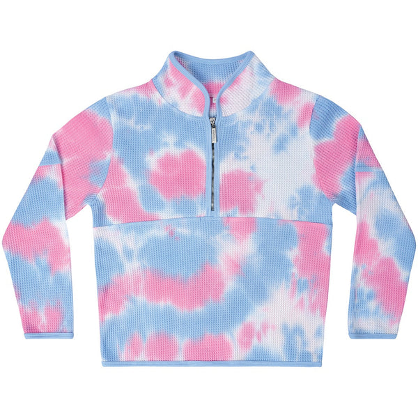 Snow Cone Waffle Half Zip Pullover | Medium (10/12)