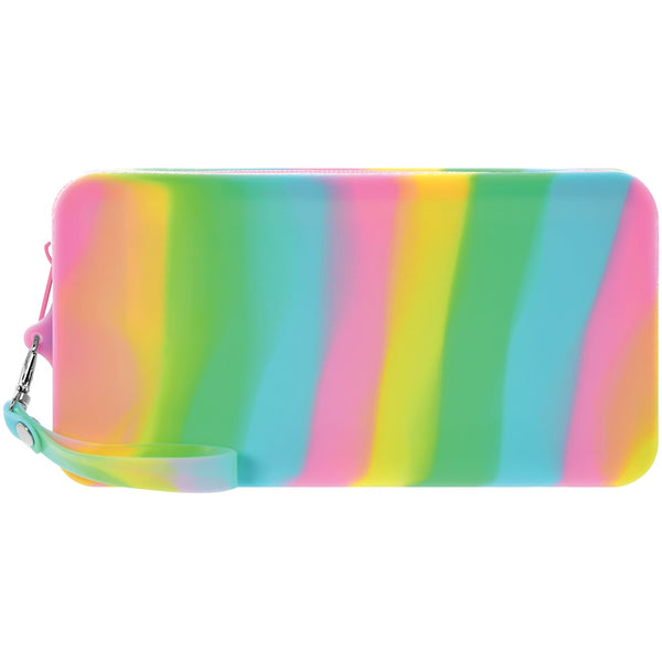 SWIRL TIE DYE POPPER PENCIL CASE