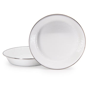 SOLID WHITE PIE PLATE