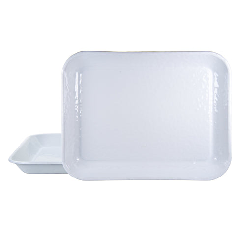 WHITE SMALL RECTANGLE TRAY