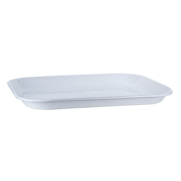 WHITE LARGE RECTANGLE TRAY