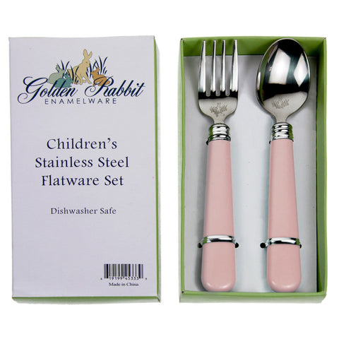 Pink Baby Flatware