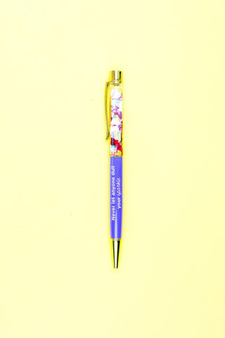 Confetti Purple Pens - Sparkle