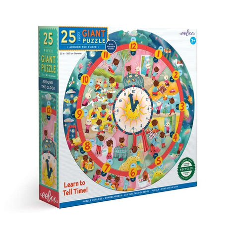 Around the Clock Giant Round Puzzle | 25 Piece