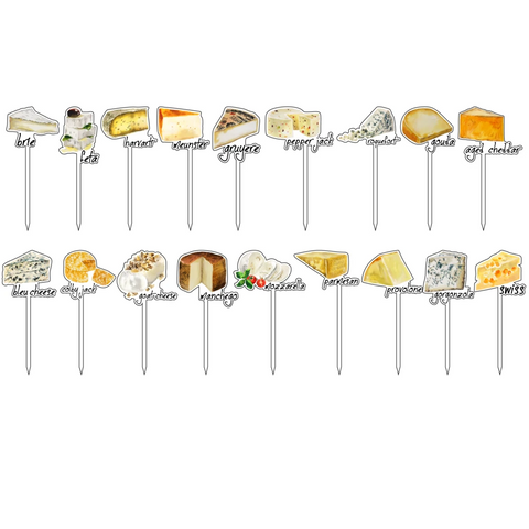 Acrylic Sticks - Fromage - 18 pack