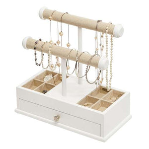 Ivy Jewelry Box & Organizer in White