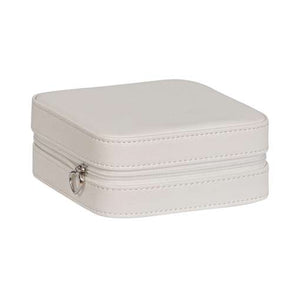 Dana Vegan Leather Jewelry Box in Ivory