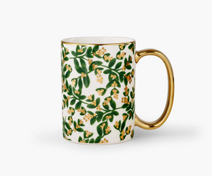 Porcelain Mug - Mistletoe