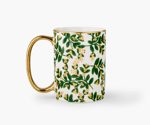 Porcelain Mug - Mistletoe