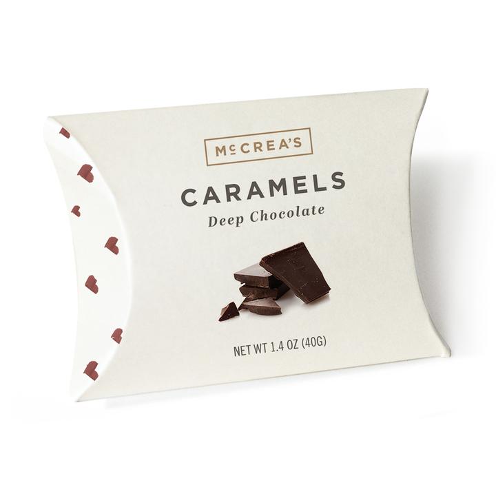 Deep Chocolate Caramels - 5 piece pillow box