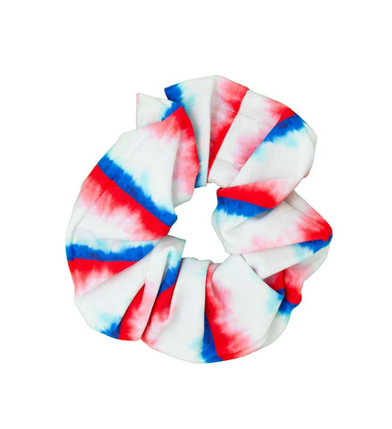 Scrunchie Single - Liberty Tie Dye (Red/White/Blue Tie Dye)