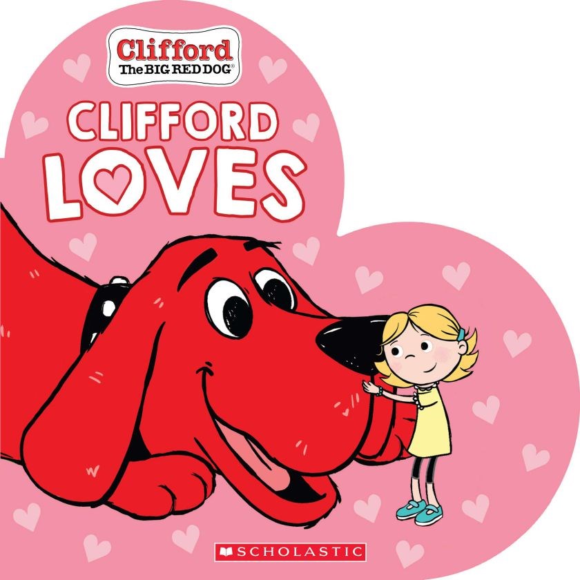 CLIFFORD LOVES SHAPED BOARD BOOK