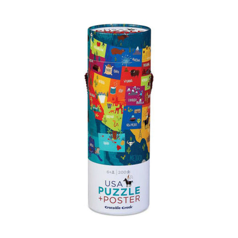 200 Pc Puzzle + Poster/USA