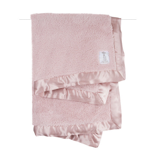 Chenille Baby Blanket - Dusty Pink