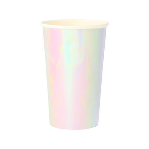 Iridescent Highball Cups | Set of 8