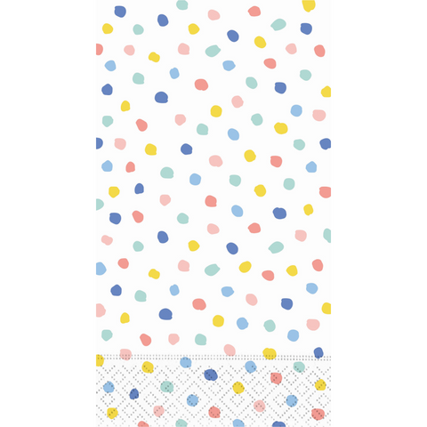 HAPPY STRIPES AND DOTS GUEST NAPKIN