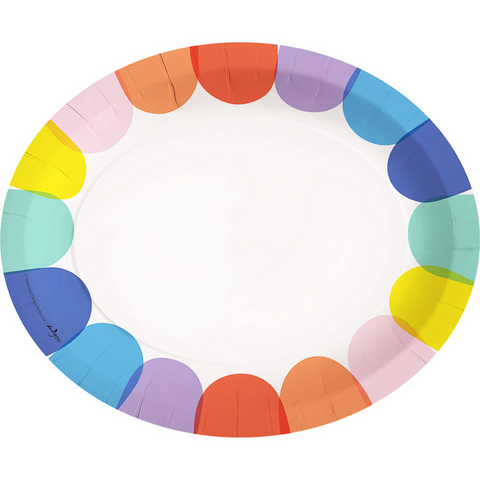 XLarge Oval Plate - Color Play