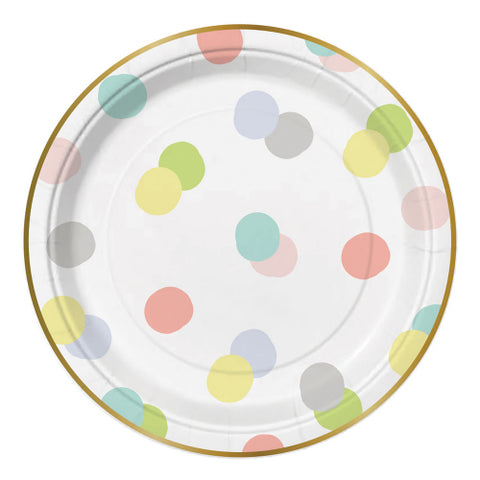 Desert Paper Plates - Baby Dots | 10CT